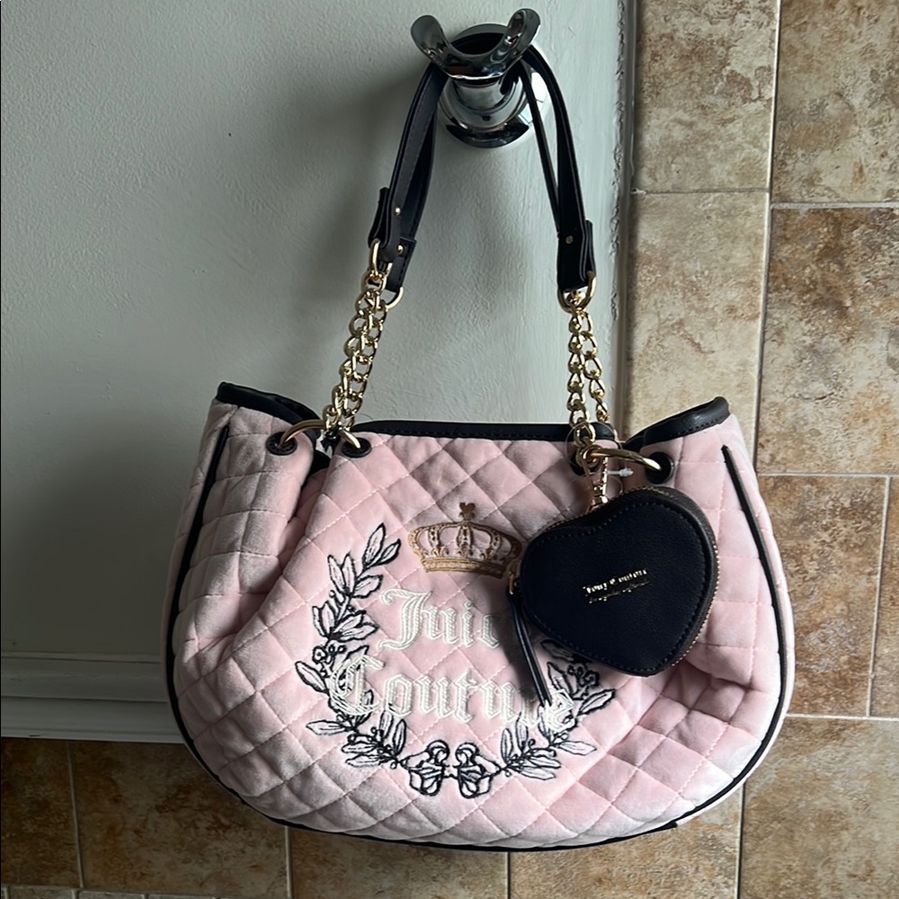 Juicy Couture Pink Quilted Women's Bag